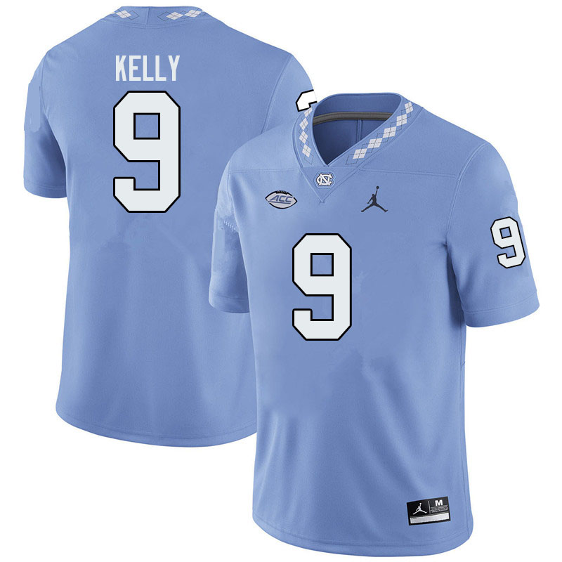 Jordan Brand Men #9 Cam'Ron Kelly North Carolina Tar Heels College Football Jerseys Sale-Blue